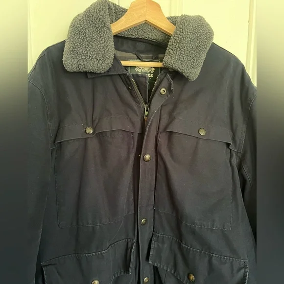 Roots Winter Jacket with Fur neck, Trucker style - Picture 3 of 4